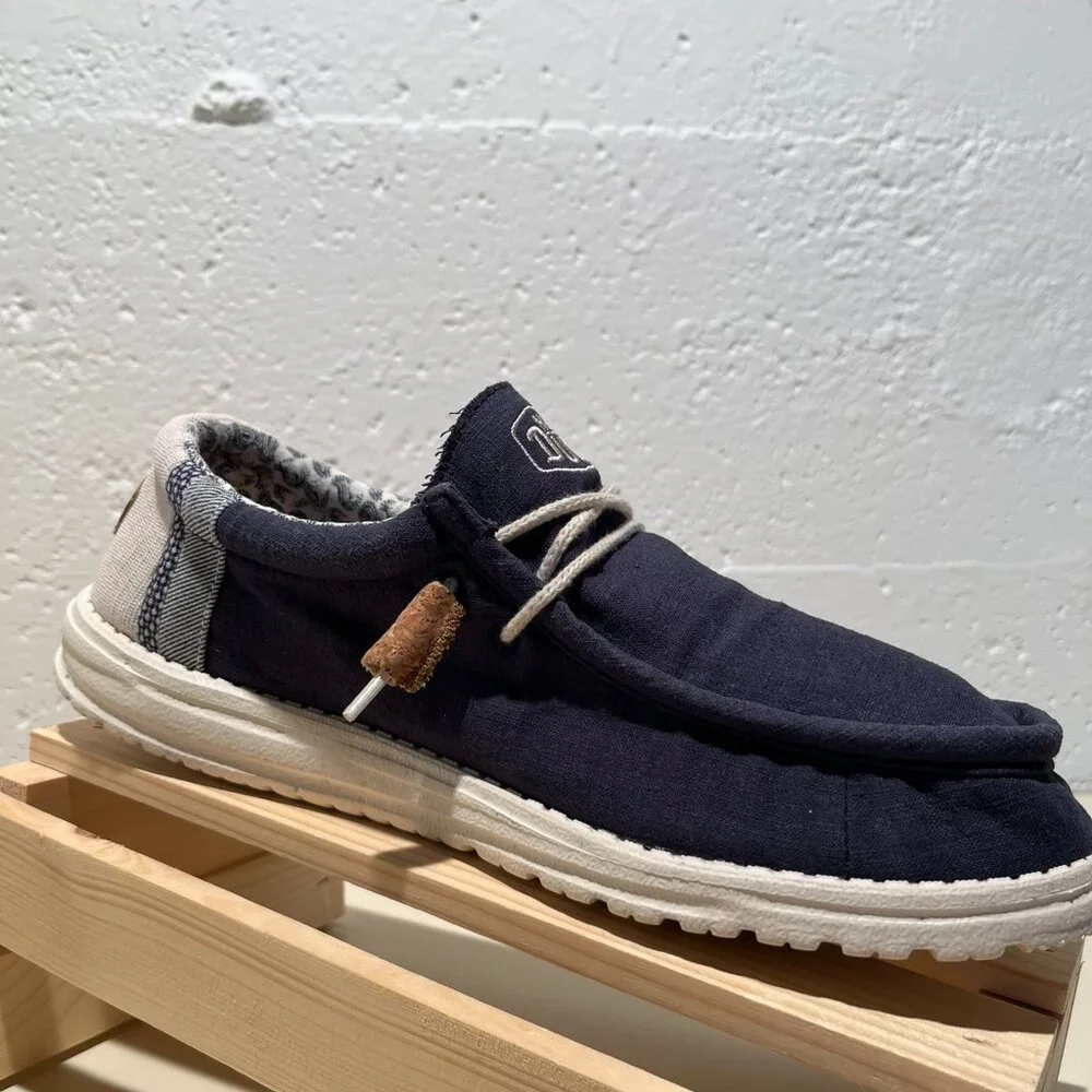 Hey Dude Men's Wally Craft Linen Casual Shoe - Picture 7 of 15